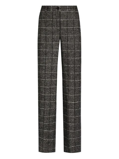 Dolce & Gabbana check-pattern trousers - Black - zdjęcie produktu nr 1