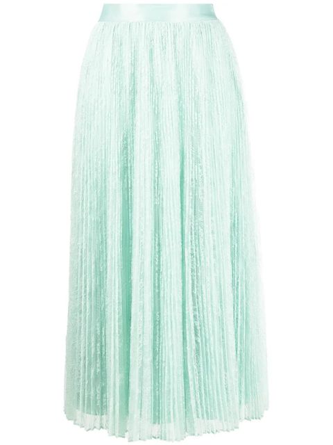 TWINSET pleated high-waisted skirt - Green - zdjęcie produktu nr 1