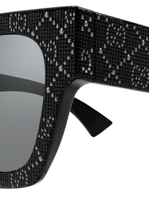 Gucci Eyewear square-frame sunglasses - Black - zdjęcie produktu nr 2