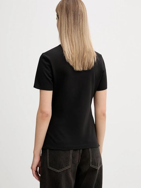 Tommy Hilfiger polo damski kolor czarny WW0WW43225