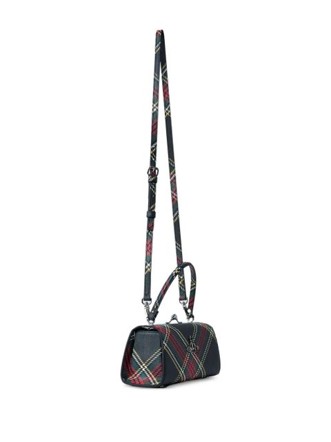 Vivienne Westwood XL Doll plaid tote bag - Black