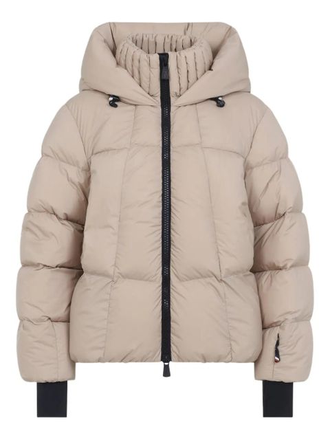 Moncler Grenoble zip-up parka coat - Neutrals - zdjęcie produktu nr 1
