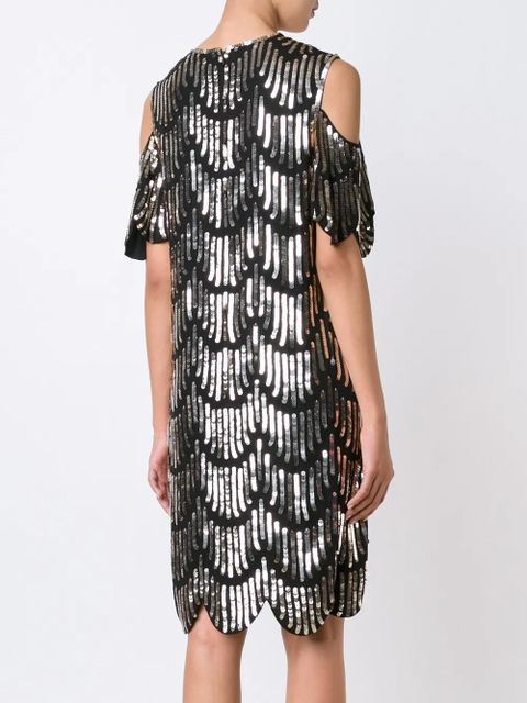 Givenchy sequin embellished cocktail dress - Black