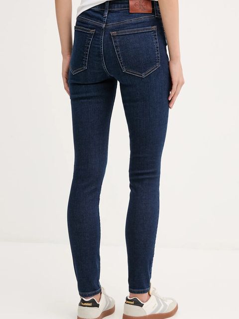 Calvin Klein Jeans jeansy damskie kolor granatowy LV047B772G - zdjęcie produktu nr 2