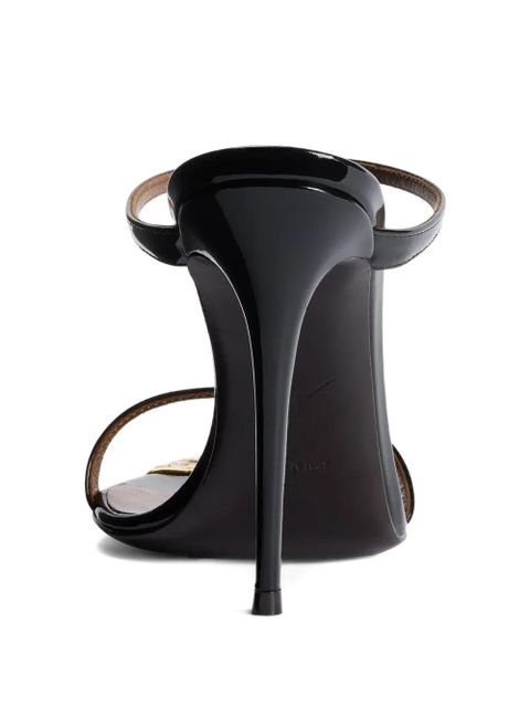 Giuseppe Zanotti 105mm Intriigo Jewelry crystal-embellished sandals - Black - zdjęcie produktu nr 2