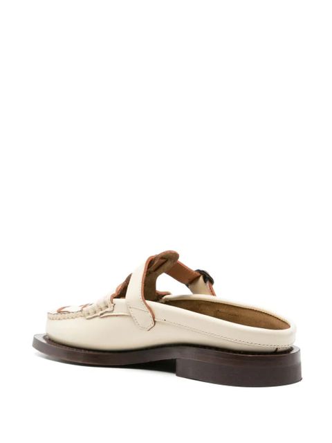 Hereu Bonell leather loafers - Neutrals