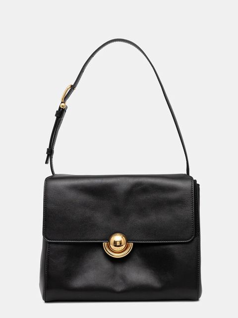 Furla torebka skórzana kolor czarny WB01862.BX4185.O6000 - zdjęcie produktu nr 1