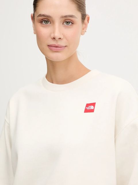 The North Face bluza Redbox damska kolor beżowy z aplikacją NF0A8EFYQLI1 - zdjęcie produktu nr 2