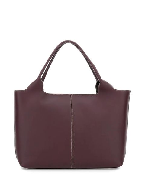 Tod's top-handle leather tote bag - Brown - zdjęcie produktu nr 2