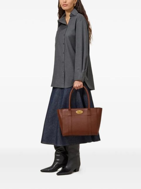 Mulberry small Bayswater leather tote bag - Brown - zdjęcie produktu nr 2