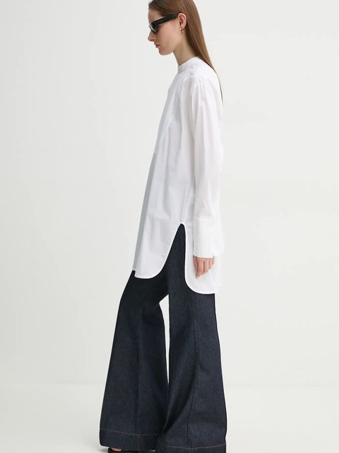 Day Birger et Mikkelsen koszula bawełniana Blaze damska kolor biały relaxed ze stójką DAY65243548 - zdjęcie produktu nr 1