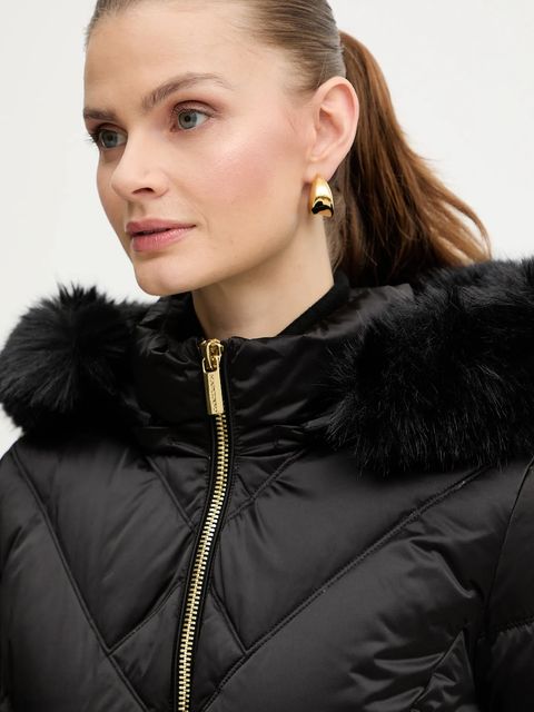 Marciano by Guess kurtka puchowa ELLY kolor czarny zimowa 5BGL37 7374A