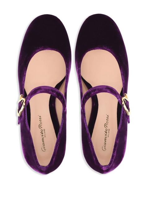 Gianvito Rossi block heel pumps - Purple