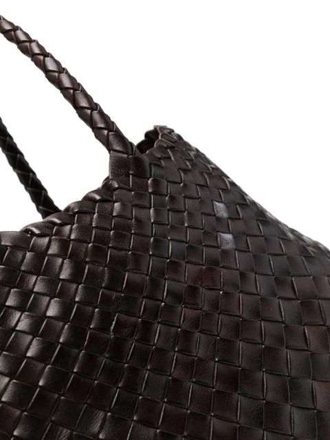 DRAGON DIFFUSION small Santa Croce tote bag - Brown