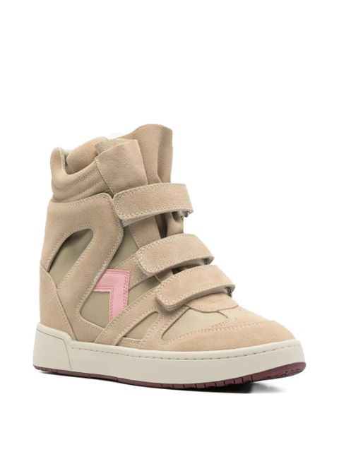 ISABEL MARANT high-top wedge sneakers - Neutrals - zdjęcie produktu nr 2
