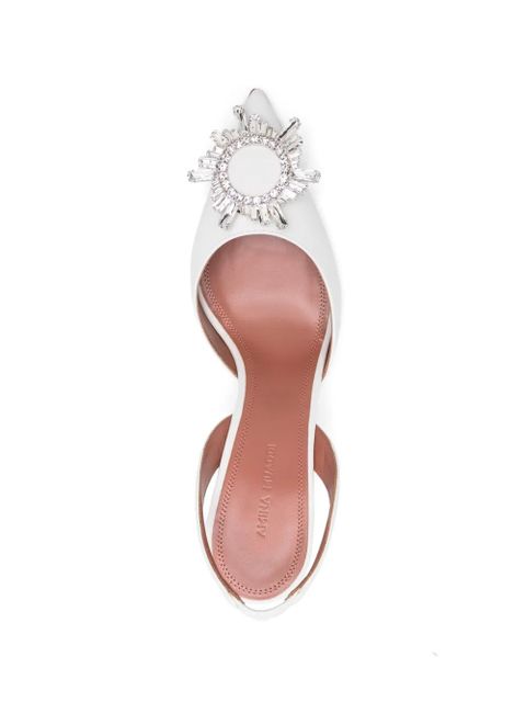 Amina Muaddi Begum slingback pumps - White