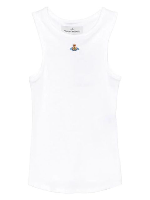Vivienne Westwood Orb-embellished tank top - White - zdjęcie produktu nr 1