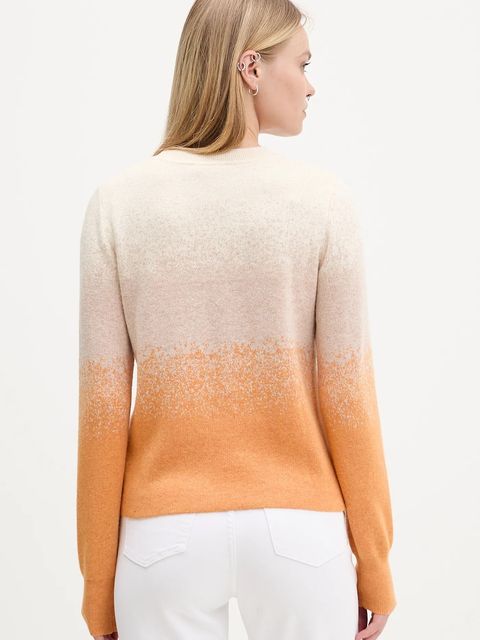 Desigual sweter z domieszką wełny FAMA damski kolor beżowy 25WWJF24 - zdjęcie produktu nr 2