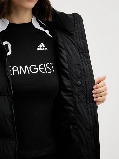 adidas Originals kurtka Long Puffer kolor czarny zimowa JX2957