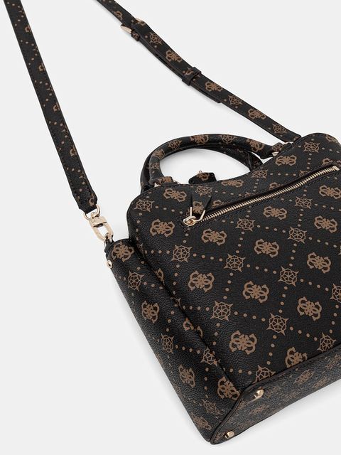 Guess torebka SILIA kolor brązowy HWGP98 90060