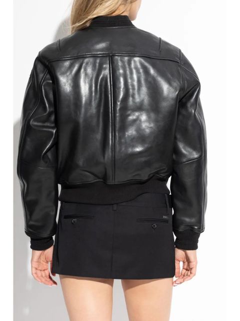 Diesel L-ILAN leather jacket - Black
