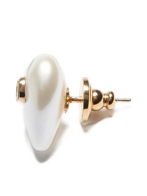 Valentino Garavani Vlogo earrings - White