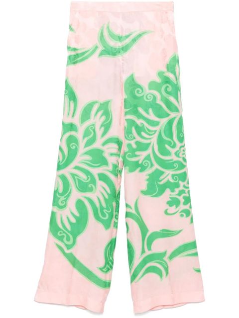 ETRO rose-print trousers - Pink - zdjęcie produktu nr 1
