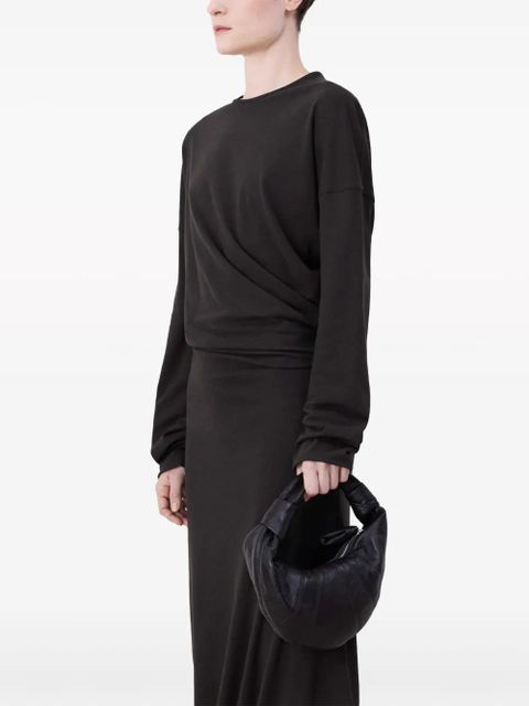 LEMAIRE mini Fortune Croissant tote bag - Brown