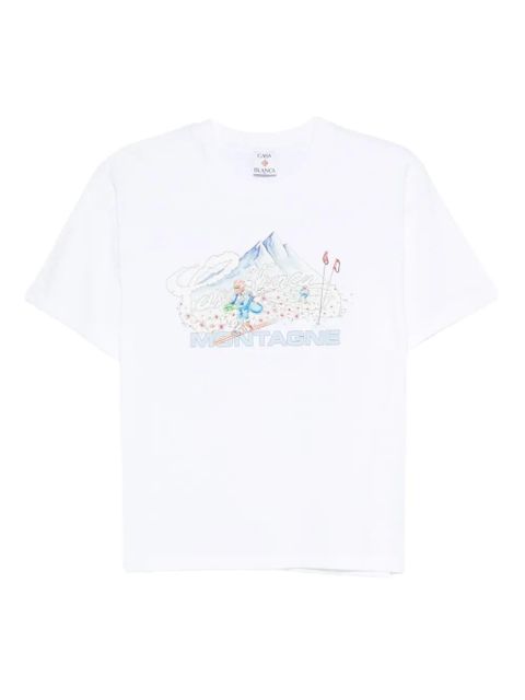 Casablanca graphic-print T-shirt - White - zdjęcie produktu nr 1