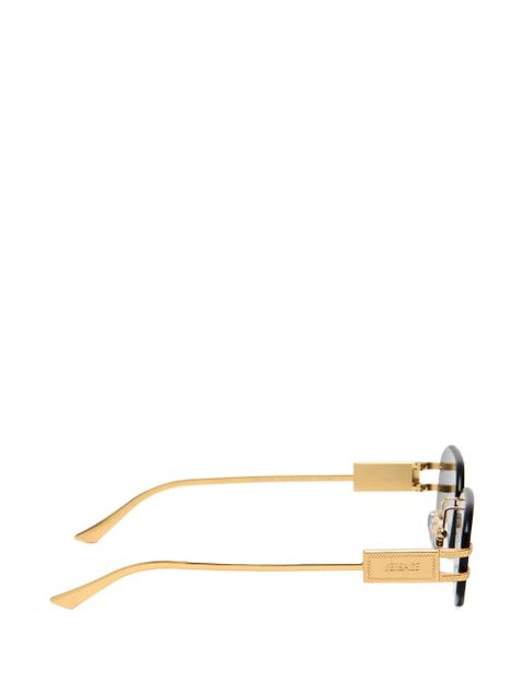 Versace Eyewear geometric-frame sunglasses - Grey - zdjęcie produktu nr 2