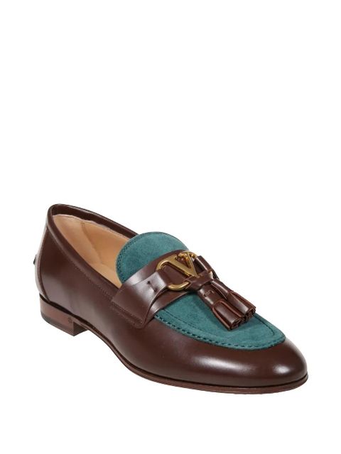 Valentino Garavani Vaniteux tassel-detail leather loafers - Brown - zdjęcie produktu nr 2