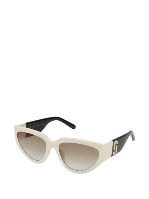 Marc Jacobs logo-plaque cat-eye sunglasses - Neutrals - zdjęcie produktu nr 2