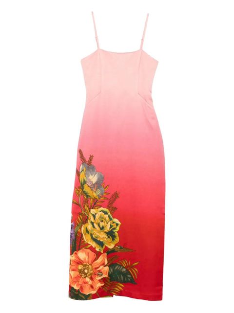 ALEMAIS floral-print midi dress - Pink - zdjęcie produktu nr 1