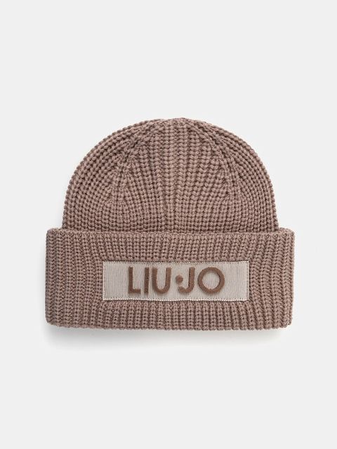 Liu Jo czapka kolor beżowy 2F5057.M0300 - zdjęcie produktu nr 1