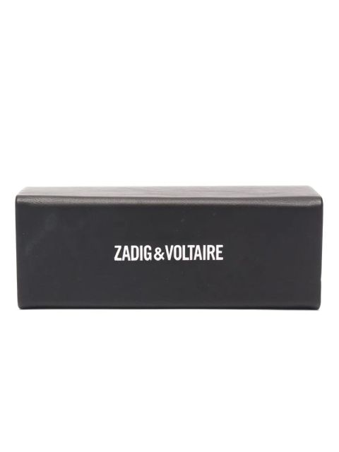 Zadig&Voltaire logo-engraved square-frame sunglasses - Black