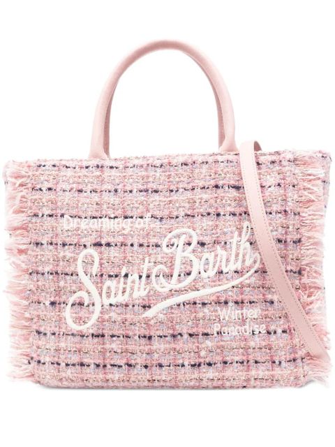 MC2 Saint Barth fringed tote bag - Pink - zdjęcie produktu nr 1