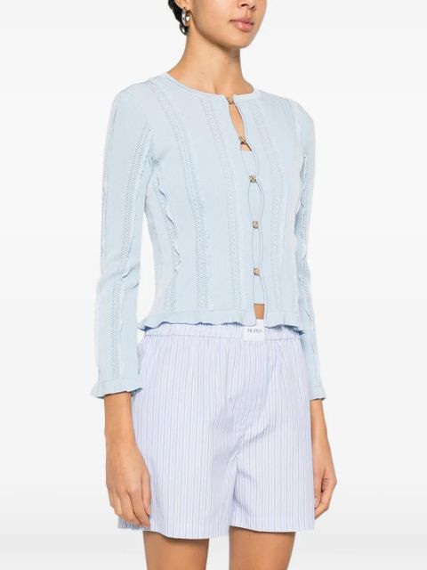 Maje buttoned cardigan set - Blue