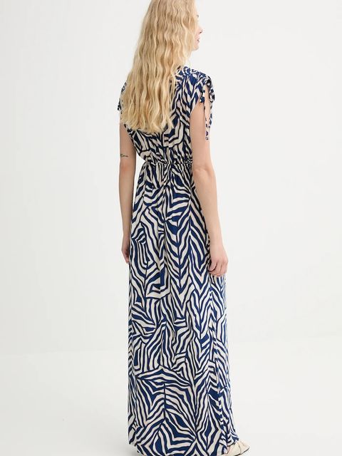 Morgan sukienka kolor granatowy maxi rozkloszowana ROBI - zdjęcie produktu nr 2