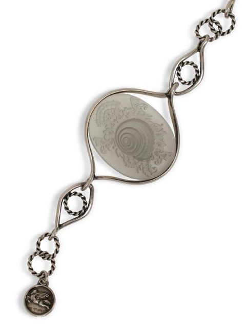 ETRO cameo shell bracelet - Silver