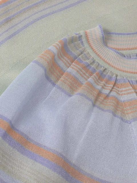 ZIMMERMANN Indra bell-sleeved top - Blue - zdjęcie produktu nr 2