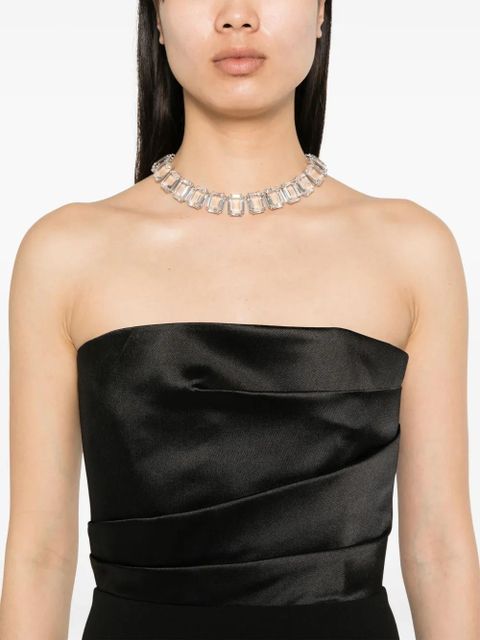 Solace London Afra crepe maxi dress - Black