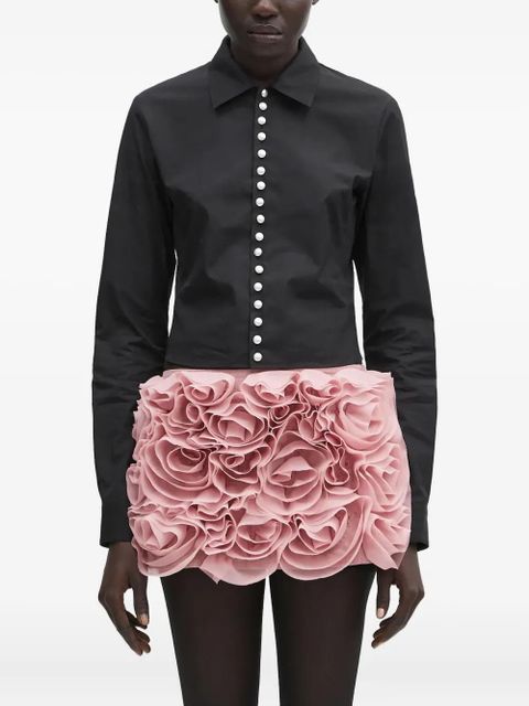 AMBUSH pearl-embellished shirt - Black - zdjęcie produktu nr 1