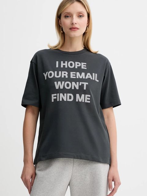 MAX&Co. t-shirt bawełniany damski kolor szary 2528976032200 - zdjęcie produktu nr 1