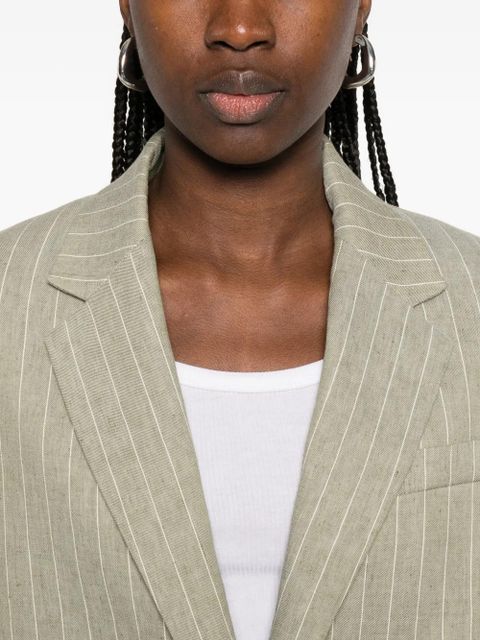 Maje pinstripe-pattern blazer - Neutrals