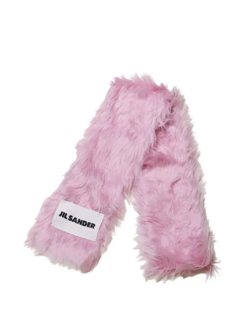 Jil Sander faux fur scarf - Pink - zdjęcie produktu nr 2