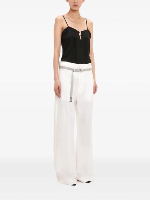 Victoria Beckham straight-leg folded trousers - White - zdjęcie produktu nr 2