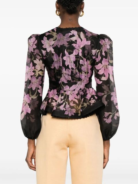 ZIMMERMANN Dawning blouse - Black