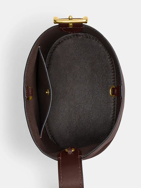 Coach torebka skórzana Bleecker Bucket Bag 21 kolor brązowy CCX07