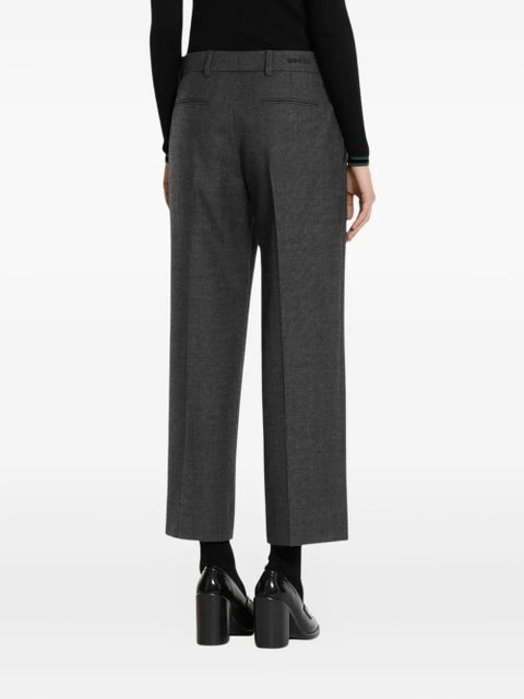 Gucci logo-detail wool trousers - Grey - zdjęcie produktu nr 2