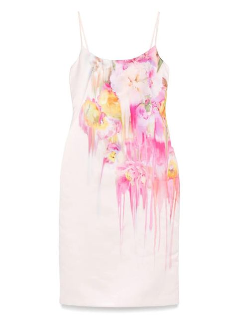 Blumarine floral-print midi dress - Pink - zdjęcie produktu nr 1